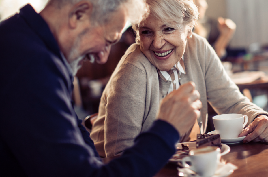events-image senior couple on a coffee date