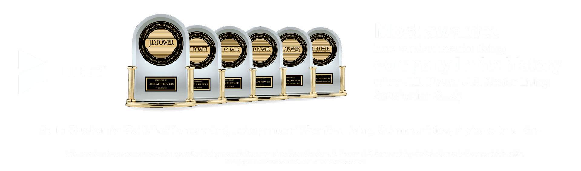jd-power Four J.D. Power awards for Life Care Services, highlighting #1 in customer satisfaction for senior living