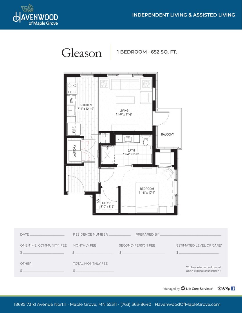 Gleason Floor Plan