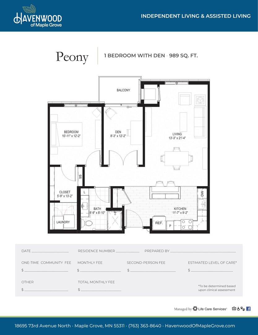 Peony Floor Plan